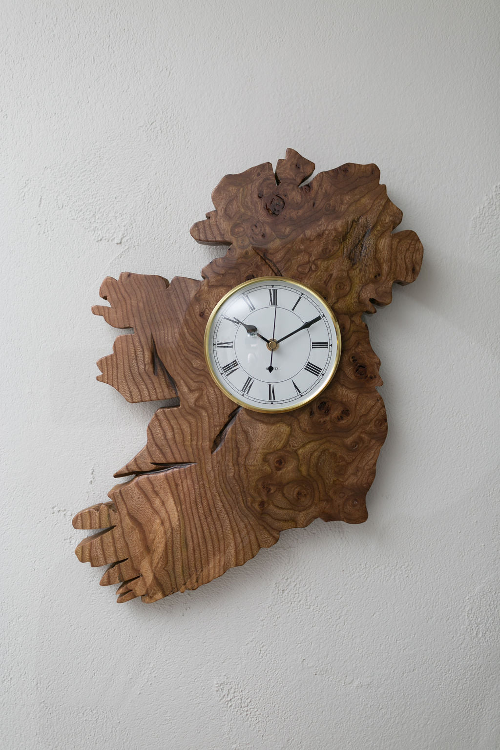 Elm Ireland Clock 430mm x 330mm - MK Woodcrafts
